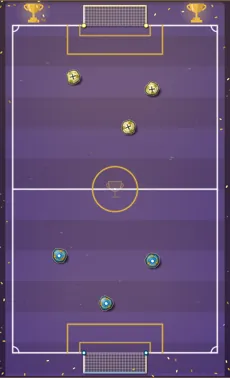 Golden Final: purple and gold for the final.